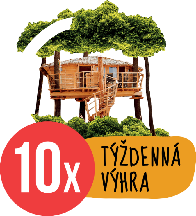 Noc v korunách stromov pre 2 osoby